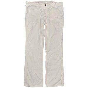 Vintage Ralph Lauren Kelly Tab Waist Pants Cream Corduroy Patch Pocket 12 x 32”